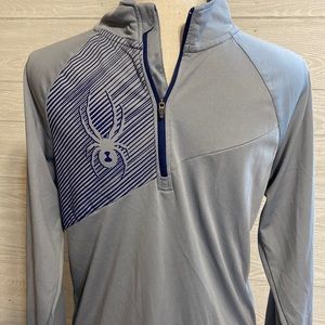 Spyder lightweight athletic long sleeve quarter zip shirt. Men’s S